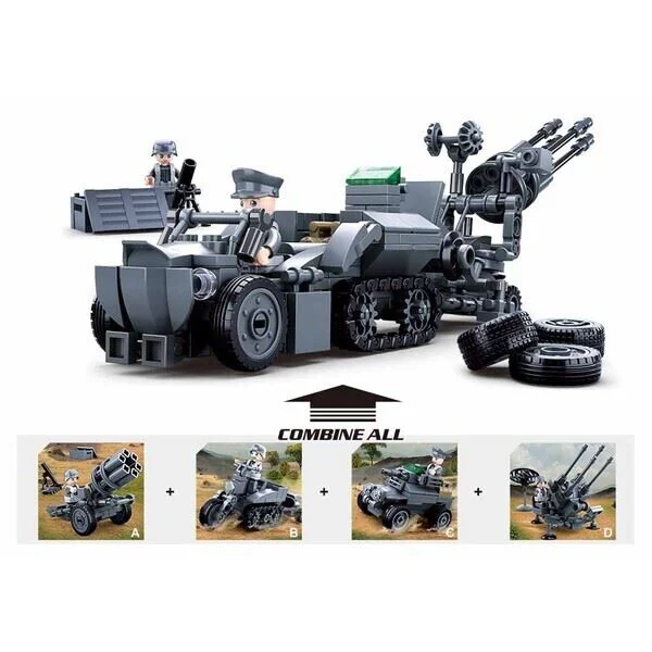 Constructor Sluban 4 in 1 WWII foto