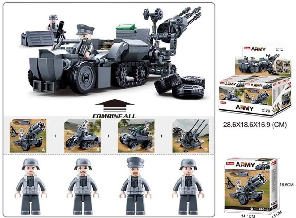 Constructor Sluban 4 in 1 WWII foto