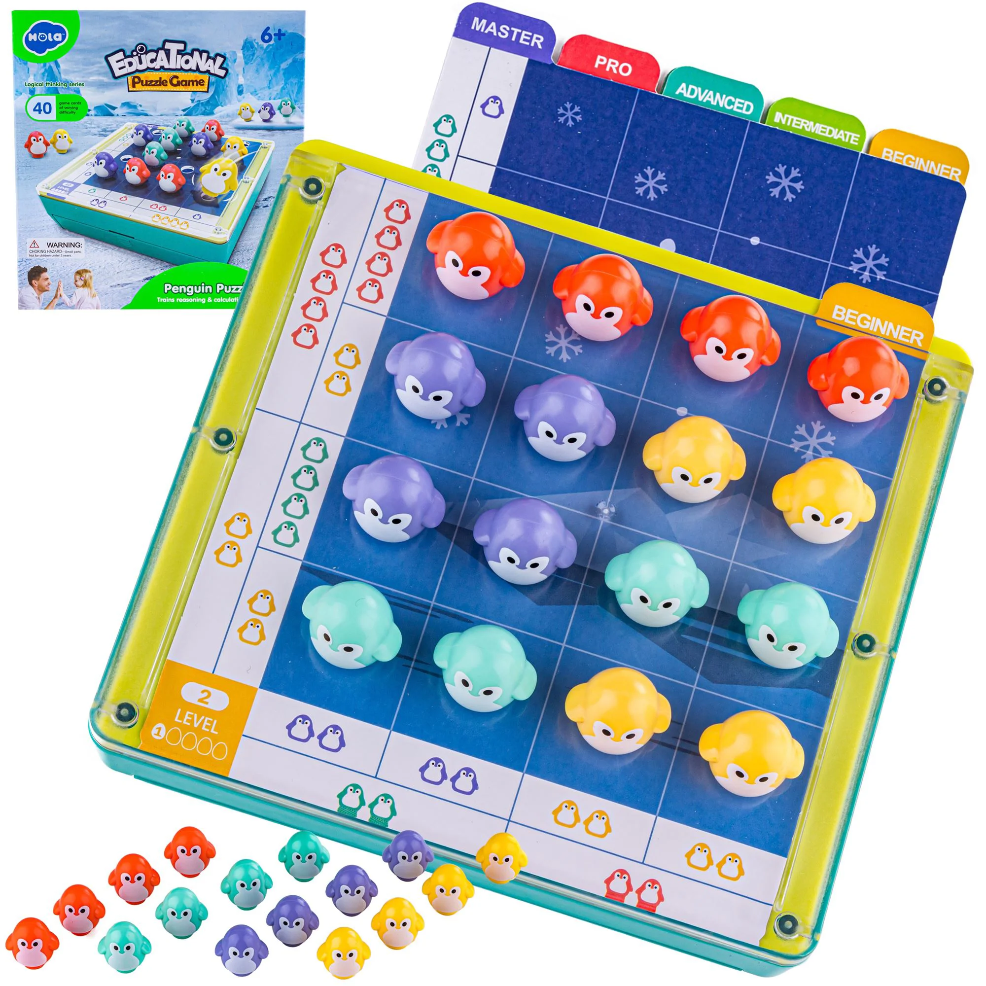 Настольная игра Hola Toys Пингвины foto