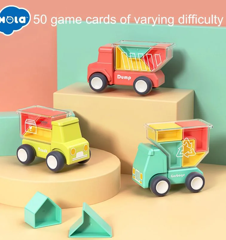 Puzzle educational Hola Toys Masinute foto