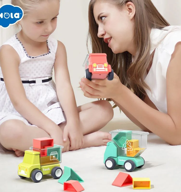 Puzzle educational Hola Toys Masinute foto