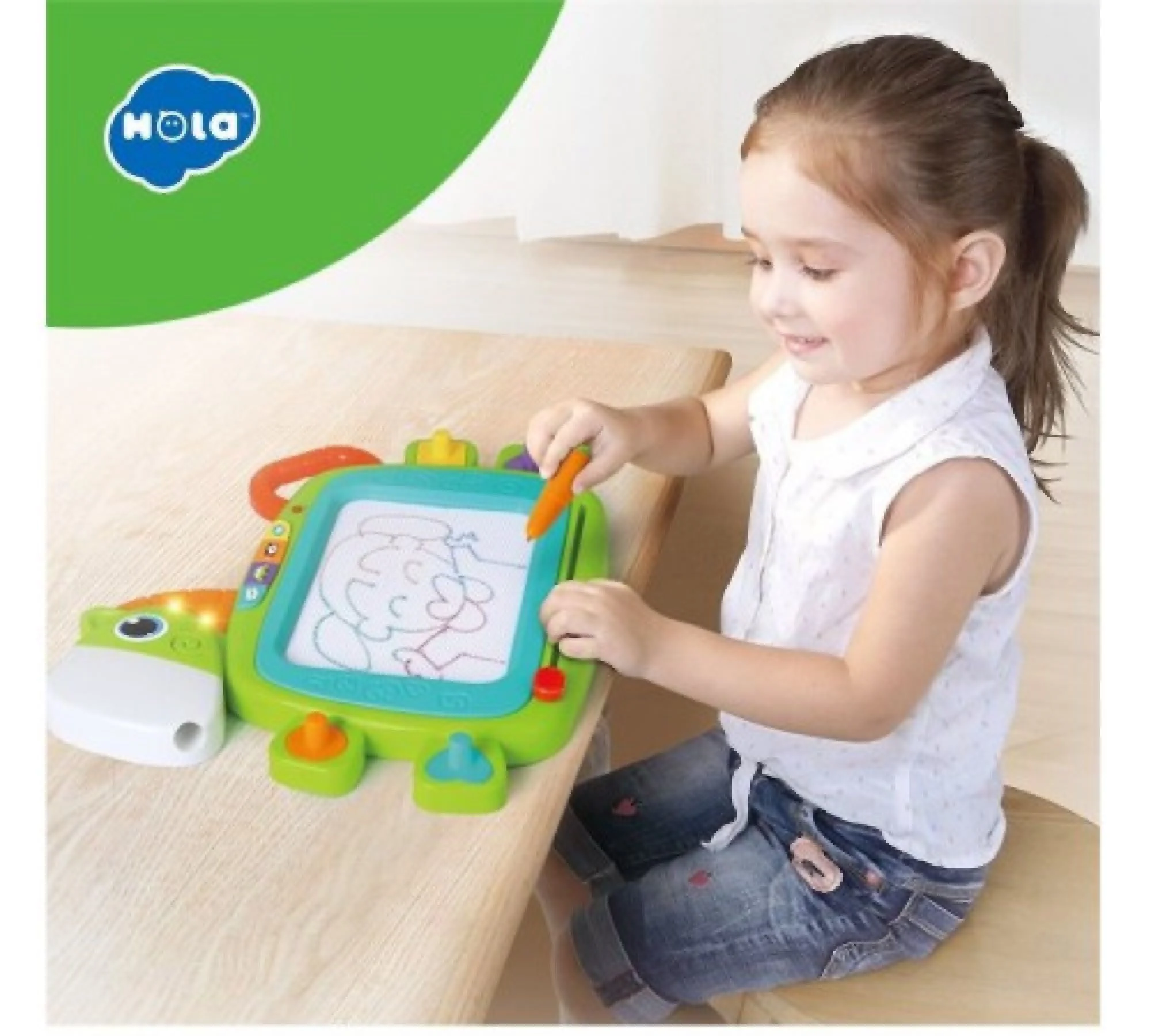 Tabla interactiva Hola Toys cu muzica si lumina