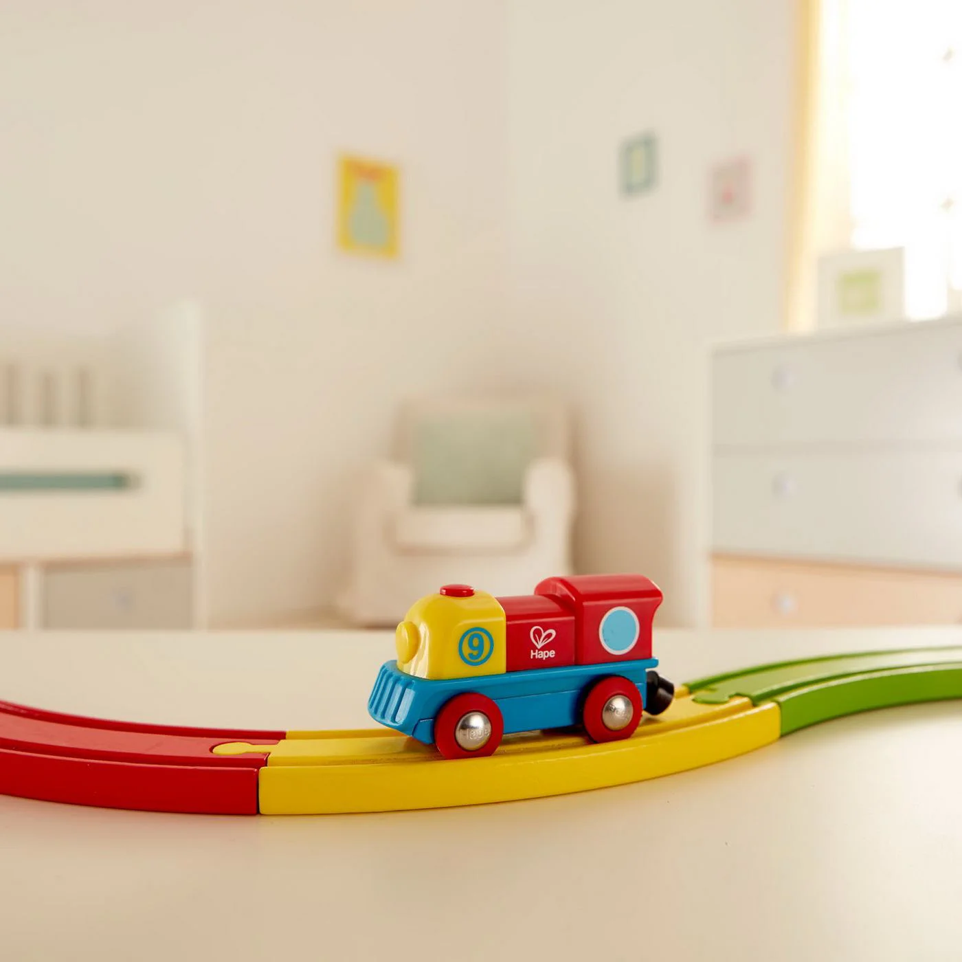 Joc interactiv Hape Locomotiva curajoasa foto
