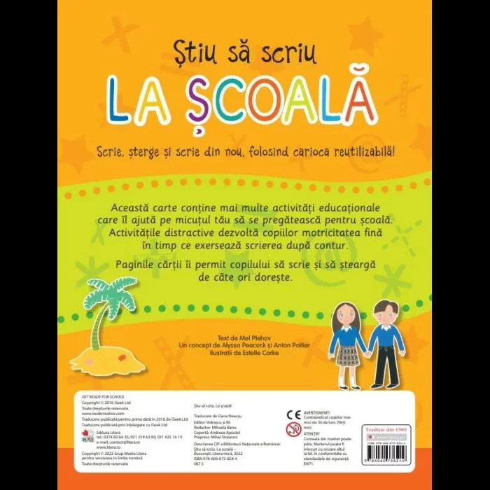 Stiu sa scriu. La scoala + carioca reutilizabila! foto