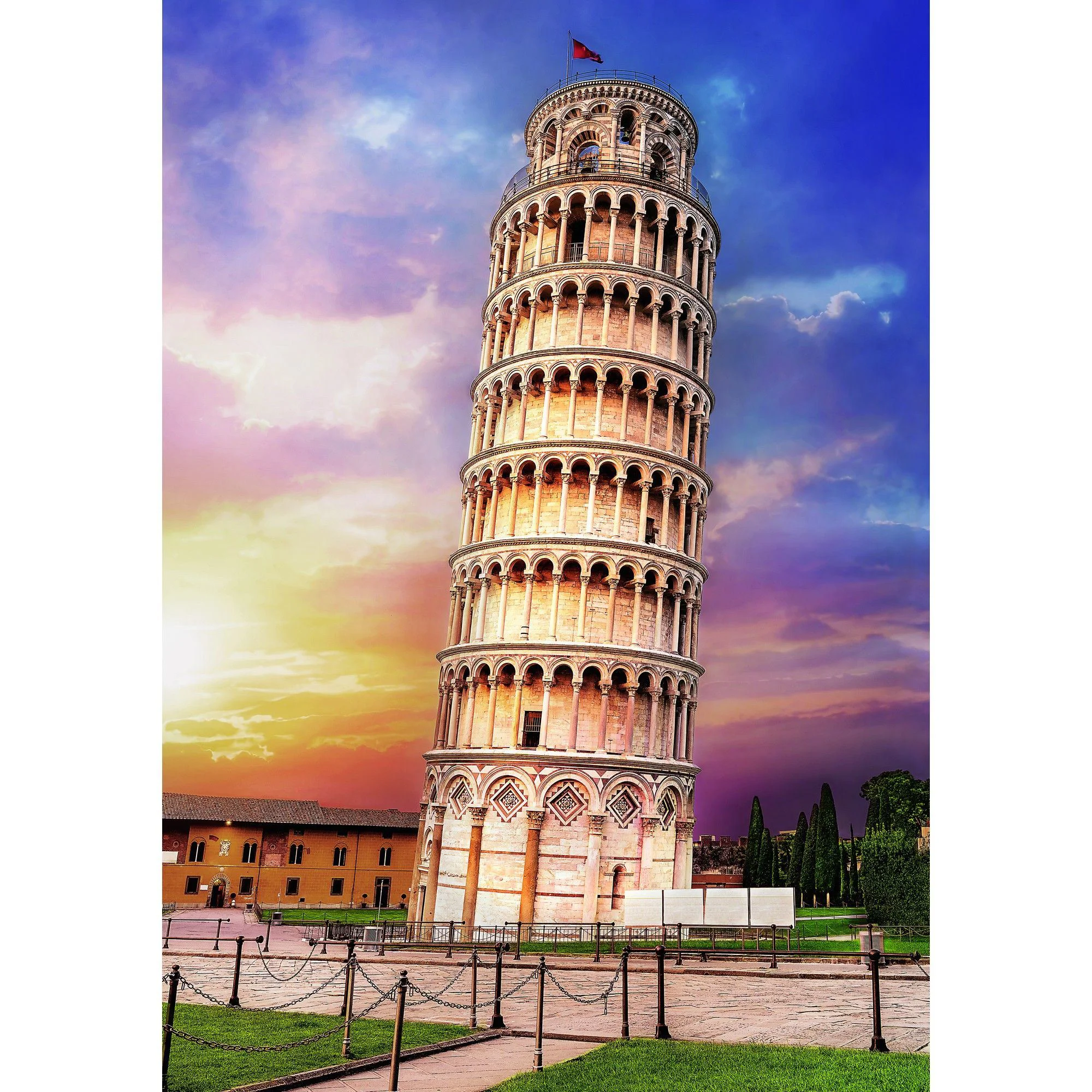 Puzzle Trefl Turnul Pisa, 1000 piese foto