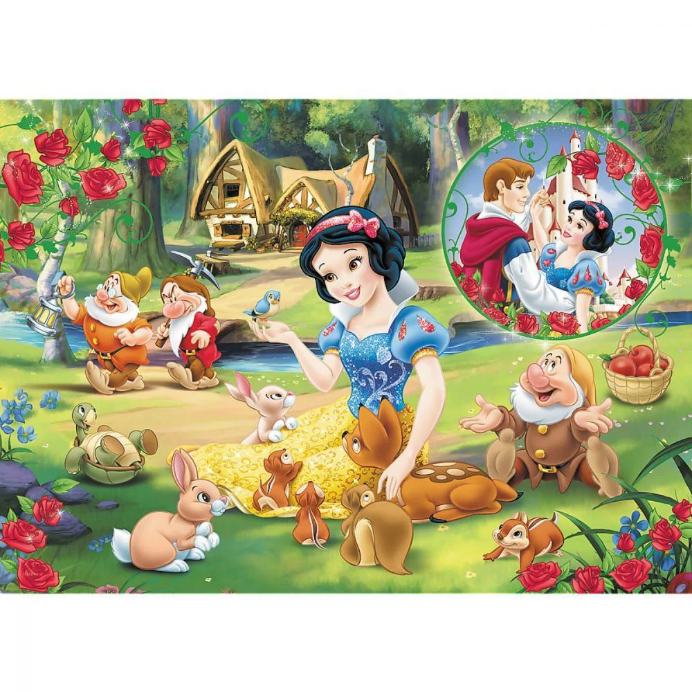 Puzzle Trefl Printesele Disney, Visul iubirii, 200 piese foto