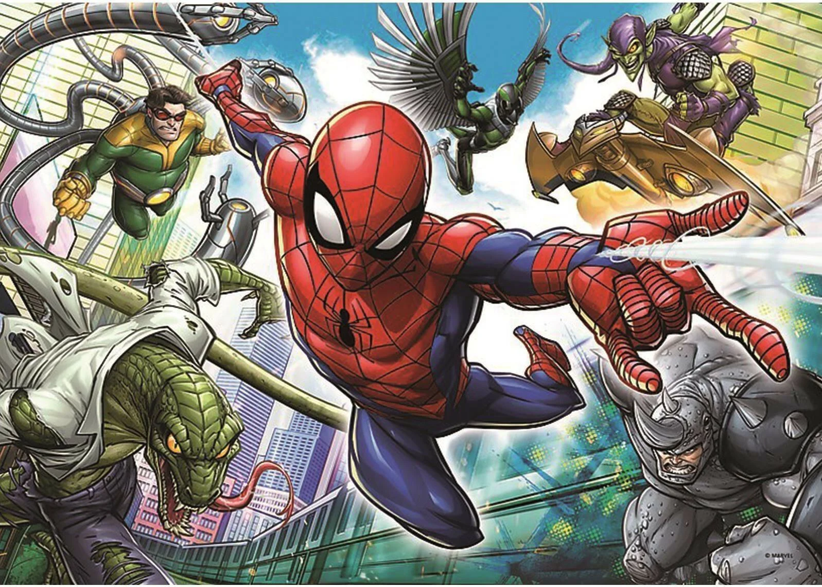 Puzzle Trefl Marvel Spiderman, Nascut pentru a fi un super-erou, 200 piese foto