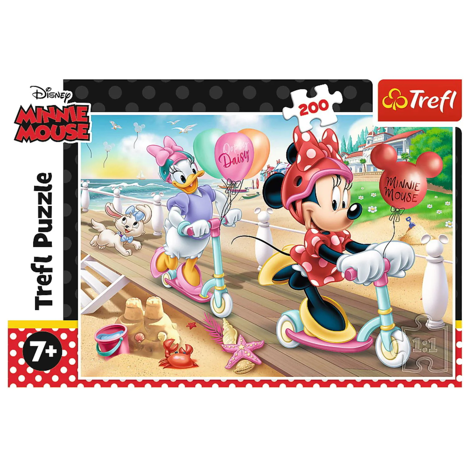 Пазл Trefl Disney Минни на пляже, 200 элементов