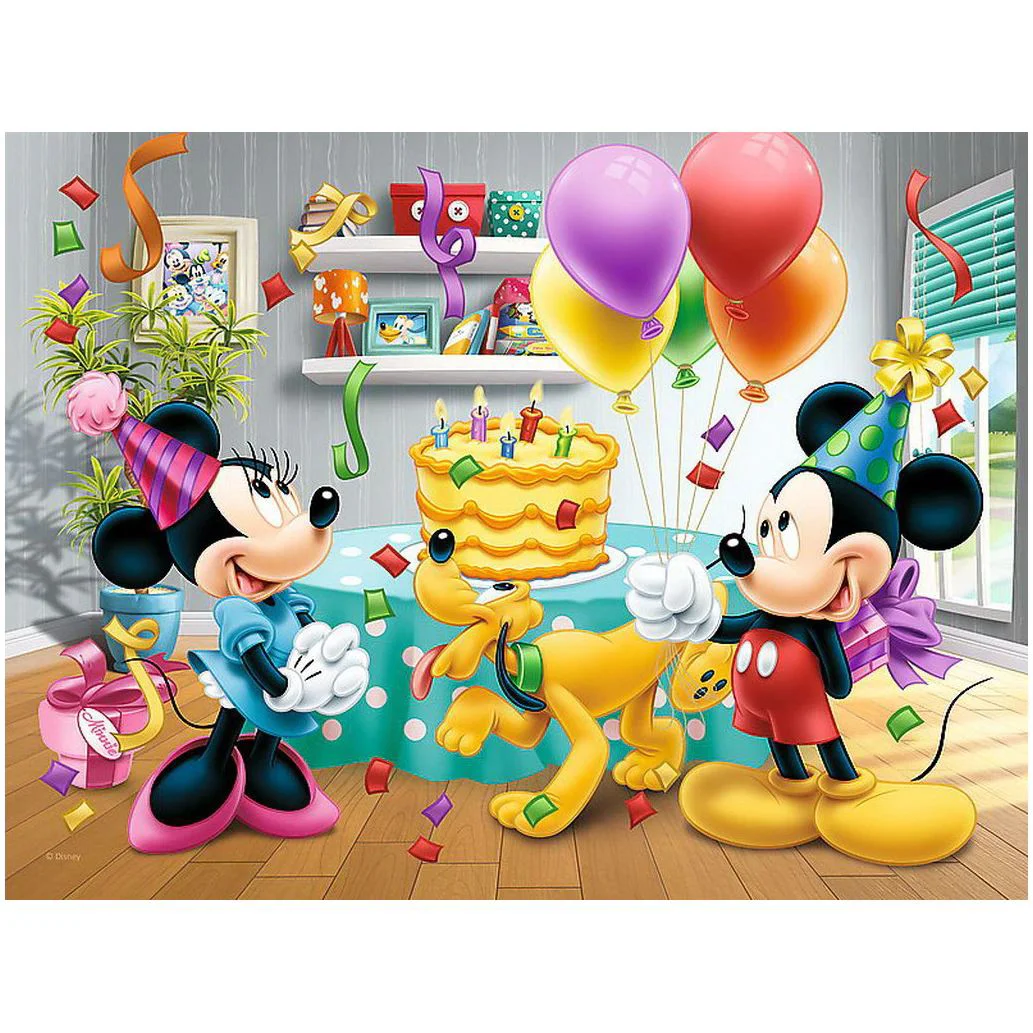 Puzzle Trefl Disney Tort de aniversare, 30 piese foto