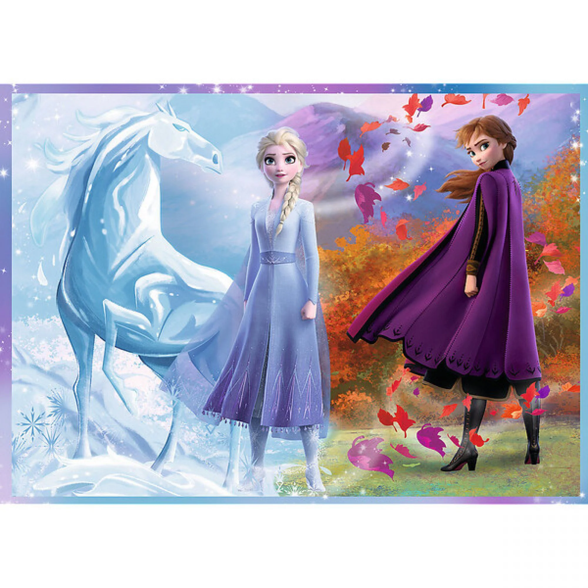 Puzzle Trefl 4 in 1 Disney Frozen 2, Calatorie spre necunoscut (35, 48, 54, 70 piese)