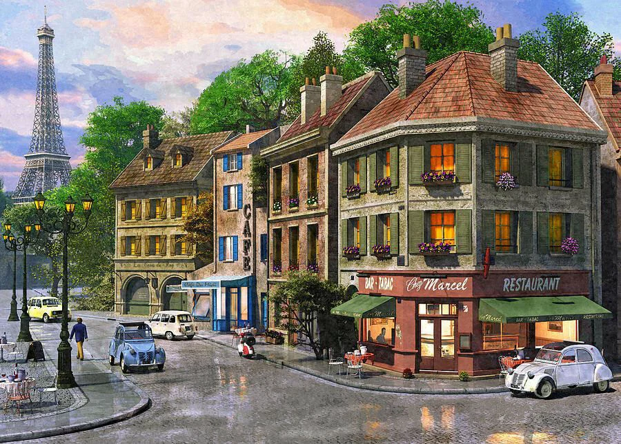 Puzzle Trefl Strada Parisului, 6000 piese foto