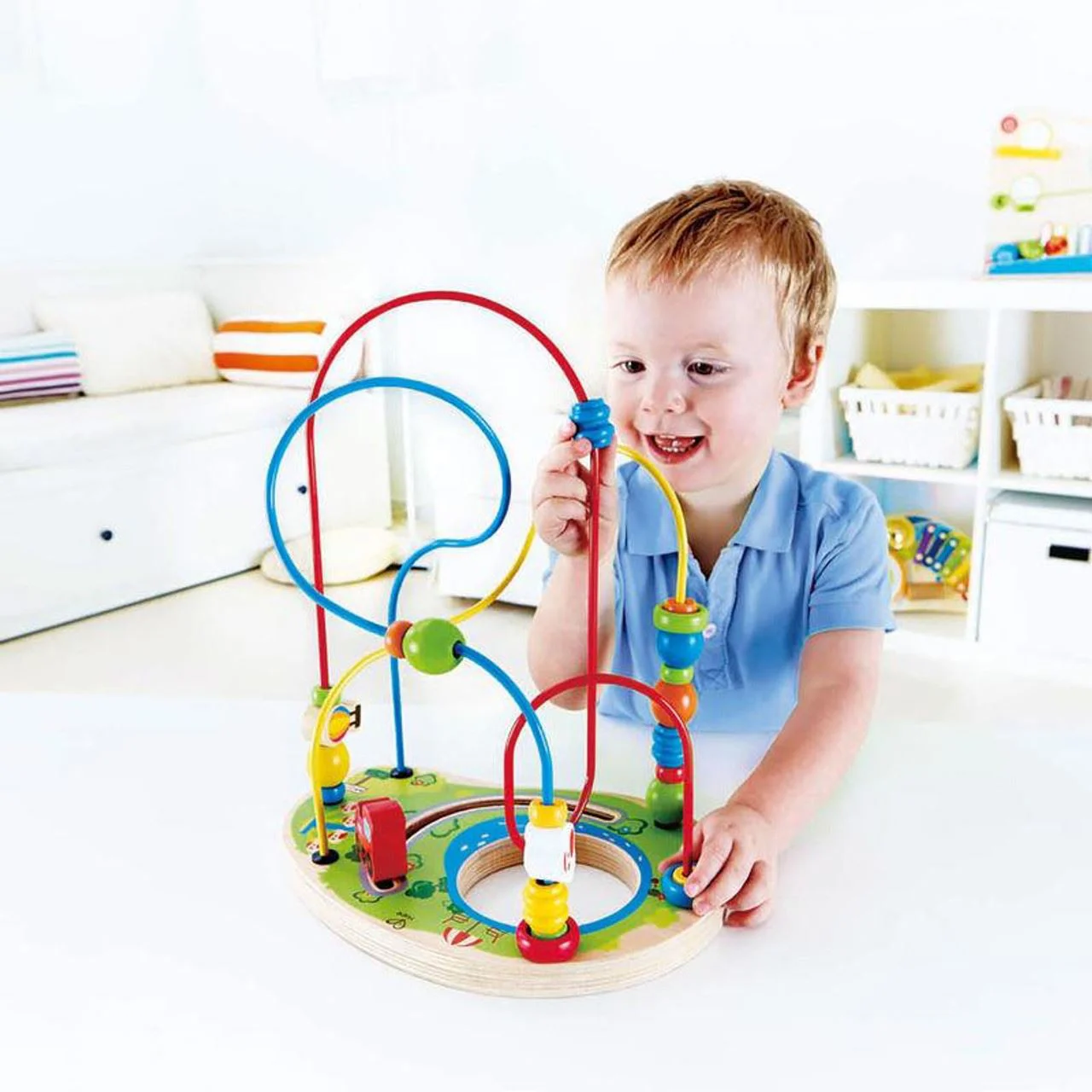 Jucarie din lemn Hape Playground Pizzaz foto