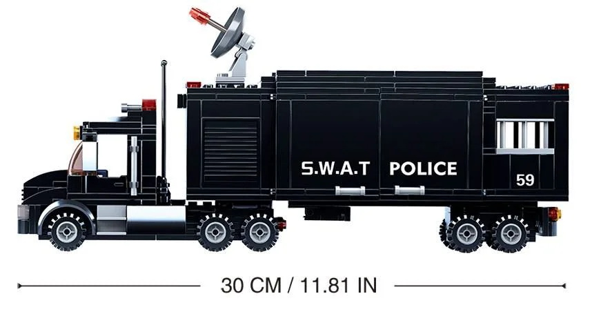 Constructor Sluban Police, Vehicul la comanda foto