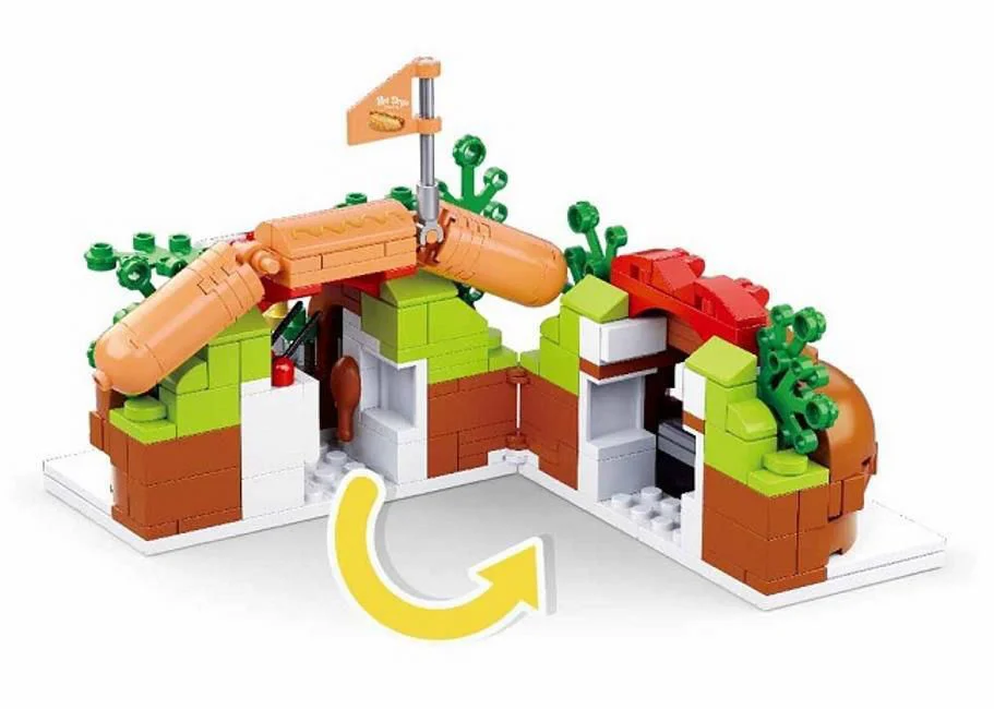 Constructor Sluban Food Court, Casa de Hot Dog foto