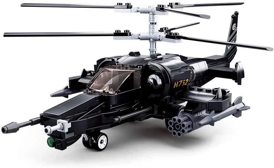 Constructor Sluban Model Bricks, Ka-50 Black Shark foto