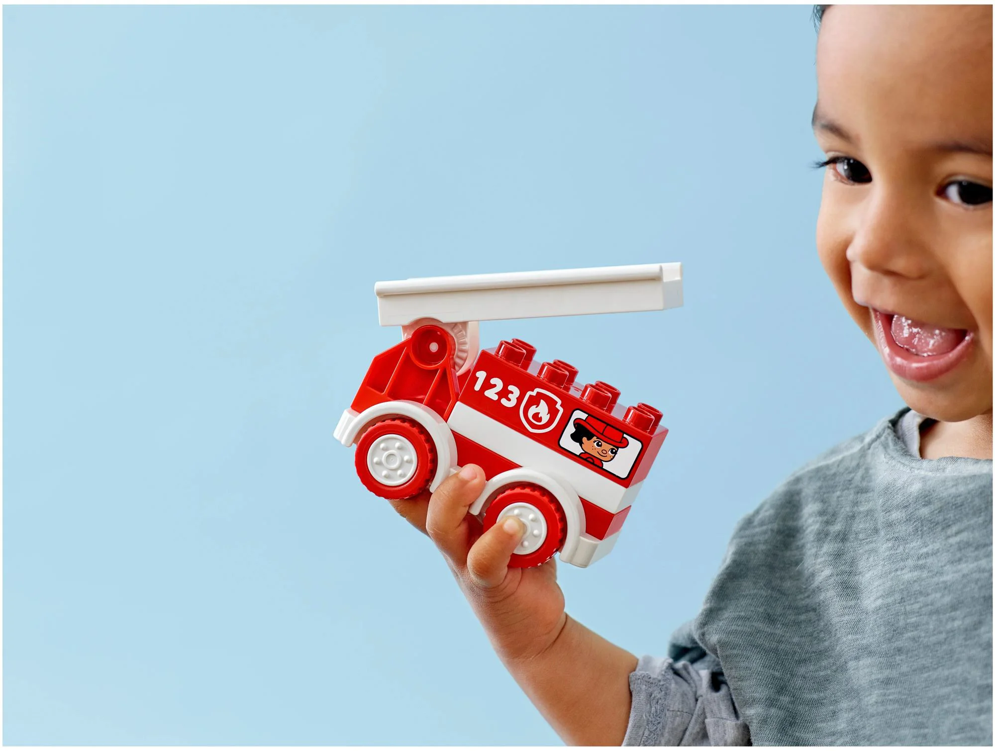 Jucarie LEGO Duplo, Masina de pompieri foto