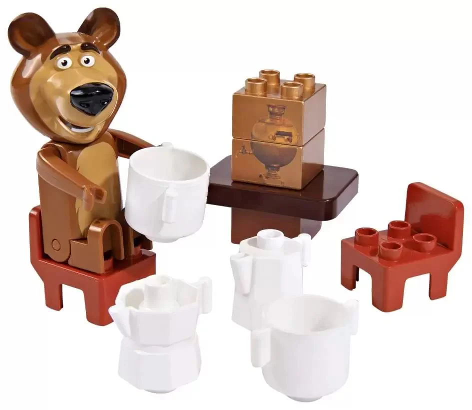 Set de constructie Simba Masa si Ursul