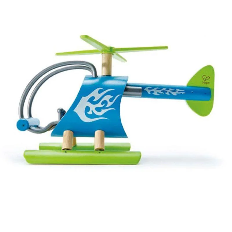 Elicopter din lemn Hape E-Copter foto