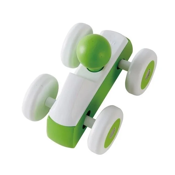Jucarie din lemn Hape Roadster rulant, Verde foto