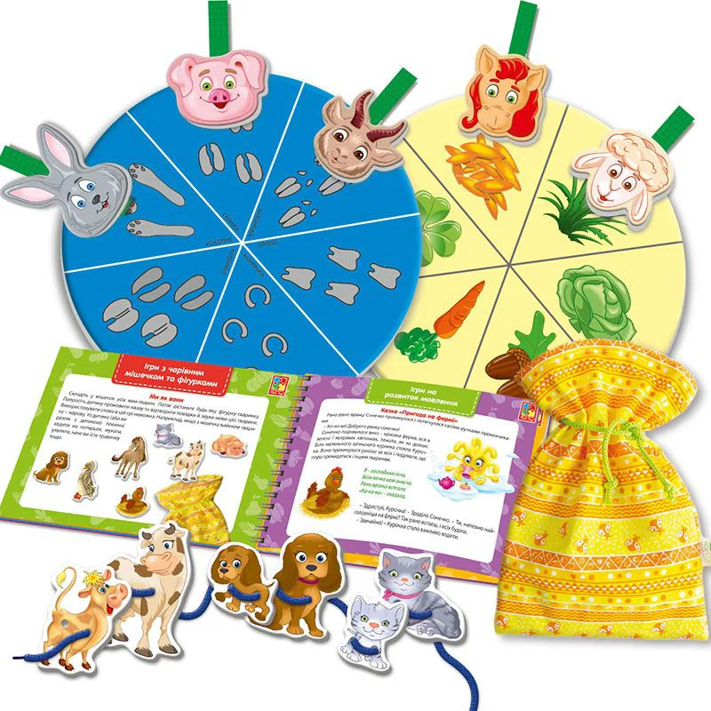 Joc cu clame Vladi Toys Ferma foto
