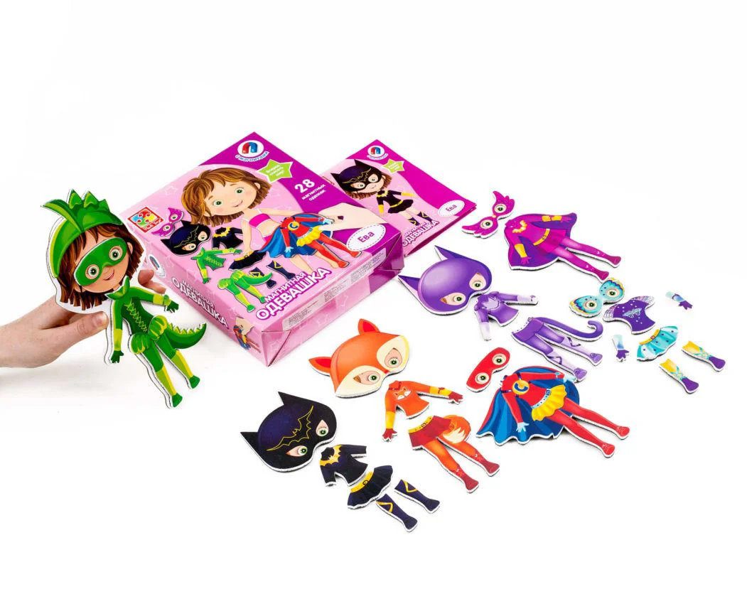 Joc magnetic Vladi Toys Imbraca Papusa Eva