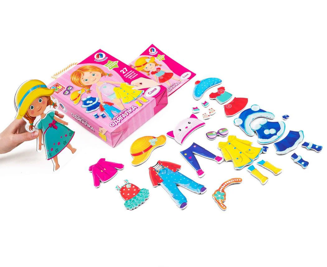 Joc magnetic Vladi Toys Imbraca Papusa Sofia