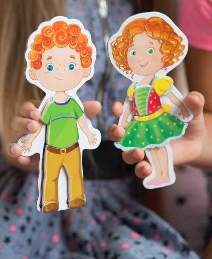 Joc magnetic Vladi Toys Imbraca Copiii Stilati