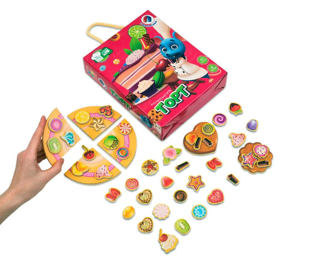 Joc magnetic Vladi Toys Tort