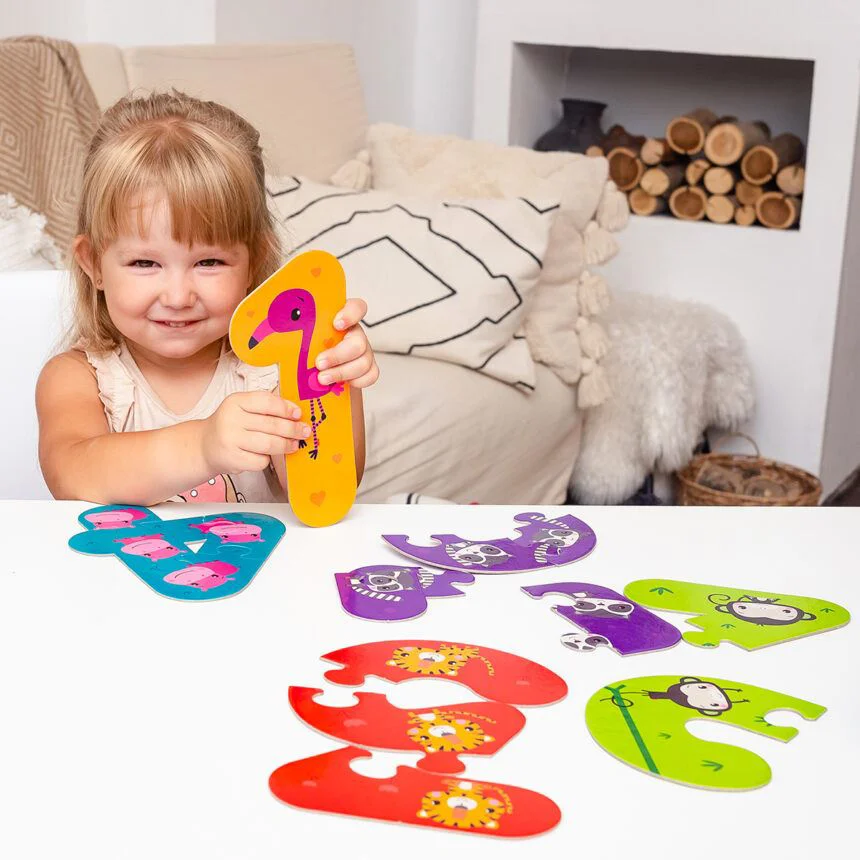 Puzzle Vladi Toys Fisher Price Cifrele, MAXI