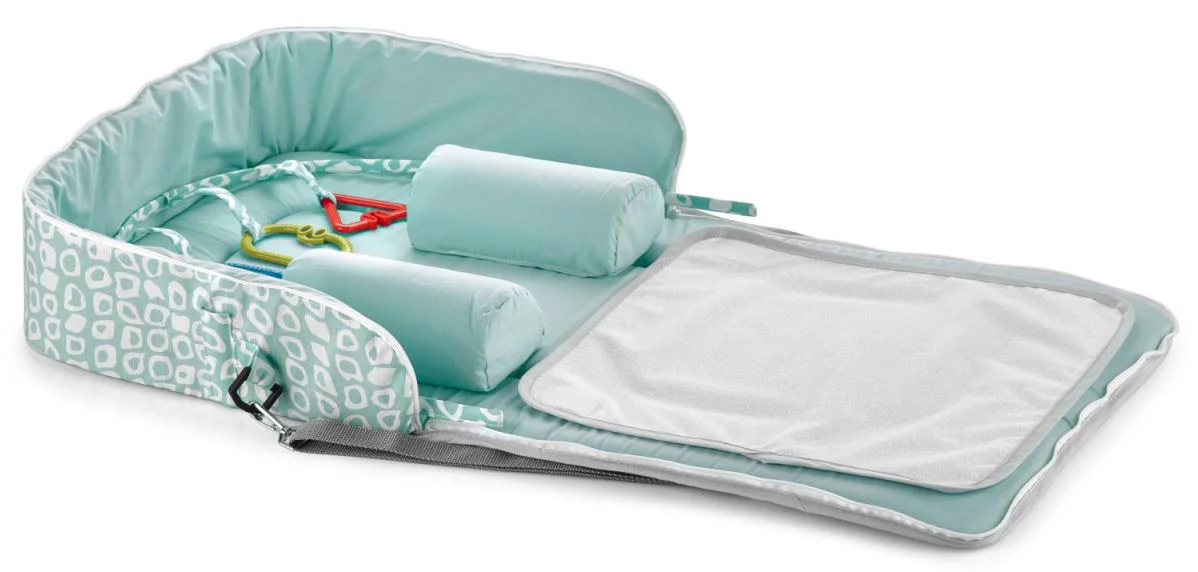 Многофункциональная сумка 3 в 1 BabyJem Зеленая, 60x100 см