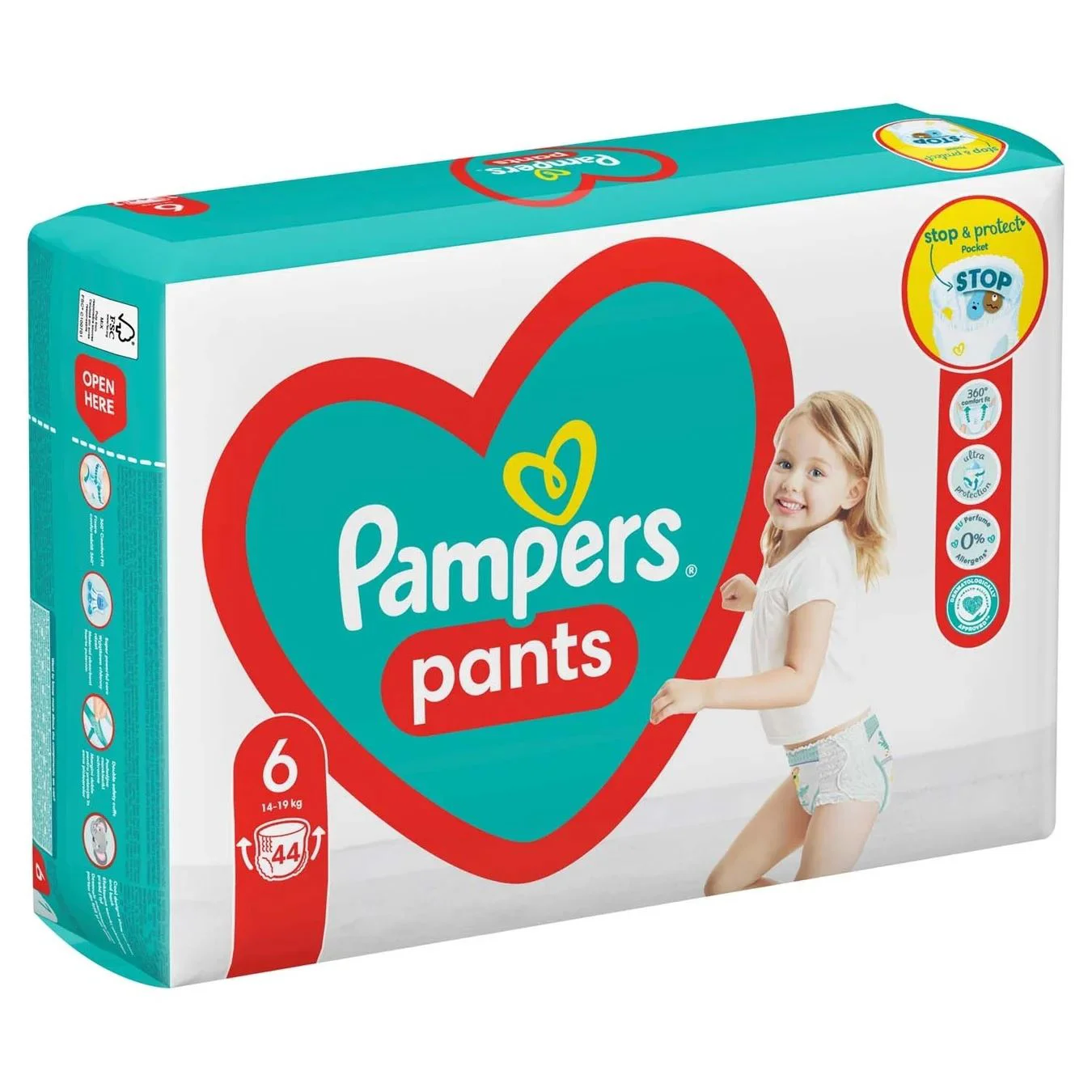 Chilotei Pampers Pants Unisex 6 (14-19 kg), 44 buc.