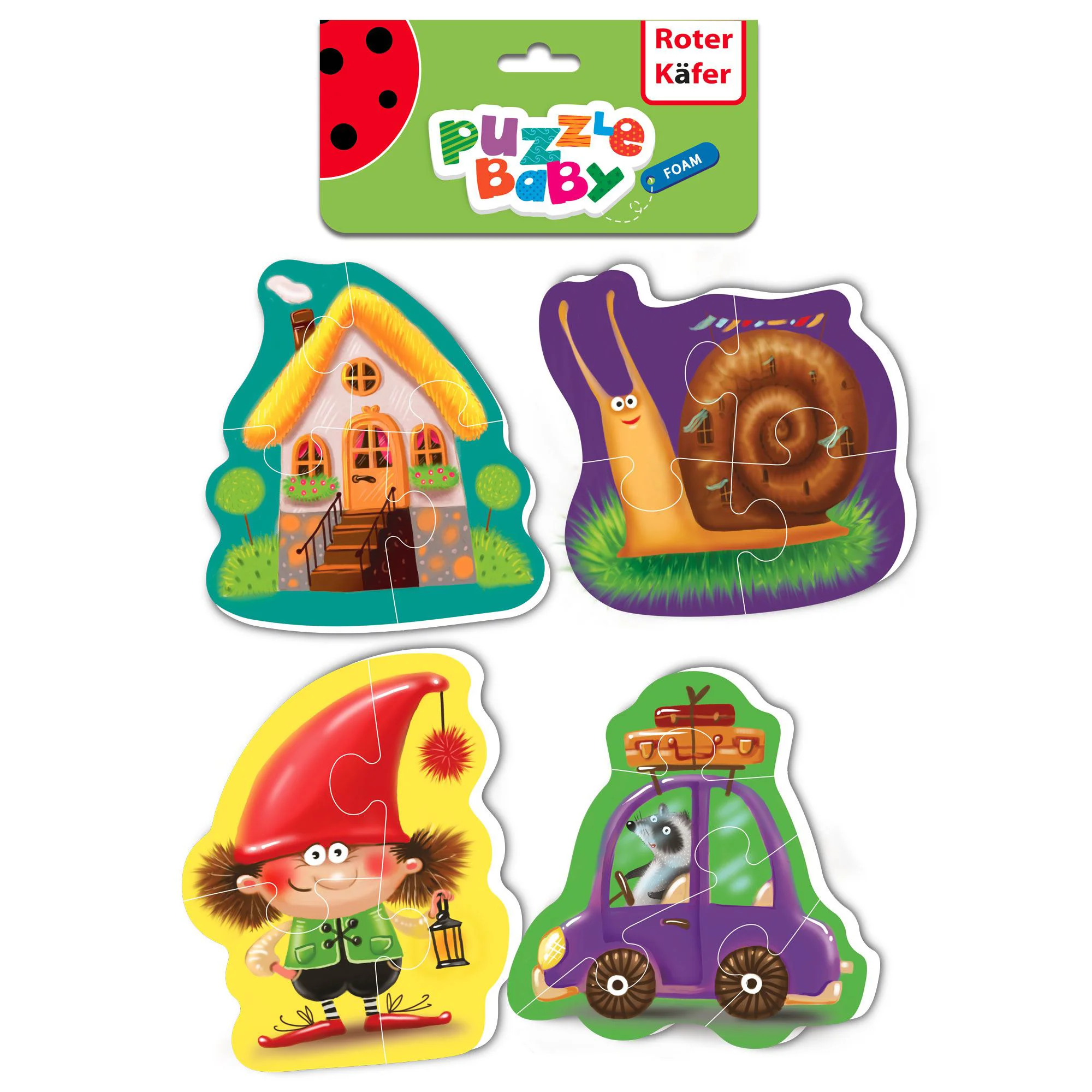 Пазл Baby Roter Kafer Изображения, 12 деталей