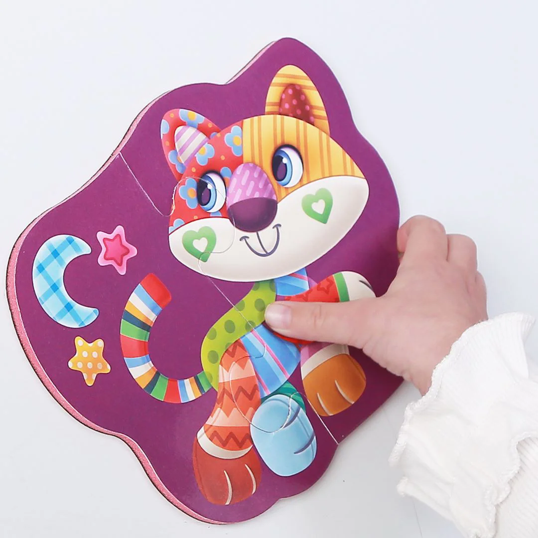 Магнитная головоломка Baby Roter Kafer Корова и кошка