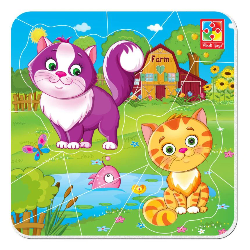 Puzzle magnetic Vladi Toys Pisoii