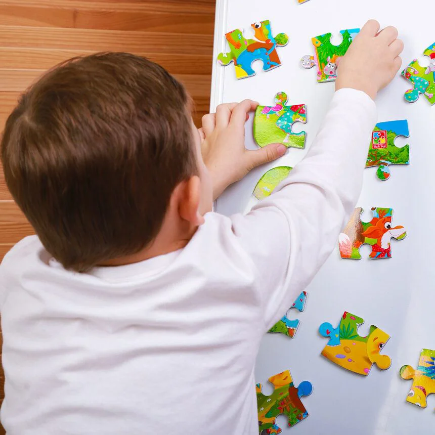 Puzzle magnetic Vladi Toys Gogoasa А5, 12 piese