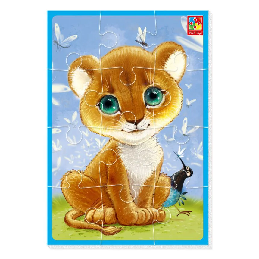 Puzzle moale Vladi Toys Leu A5, 12 piese foto