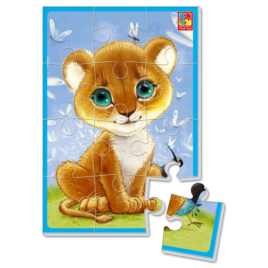 Puzzle moale Vladi Toys Leu A5, 12 piese foto