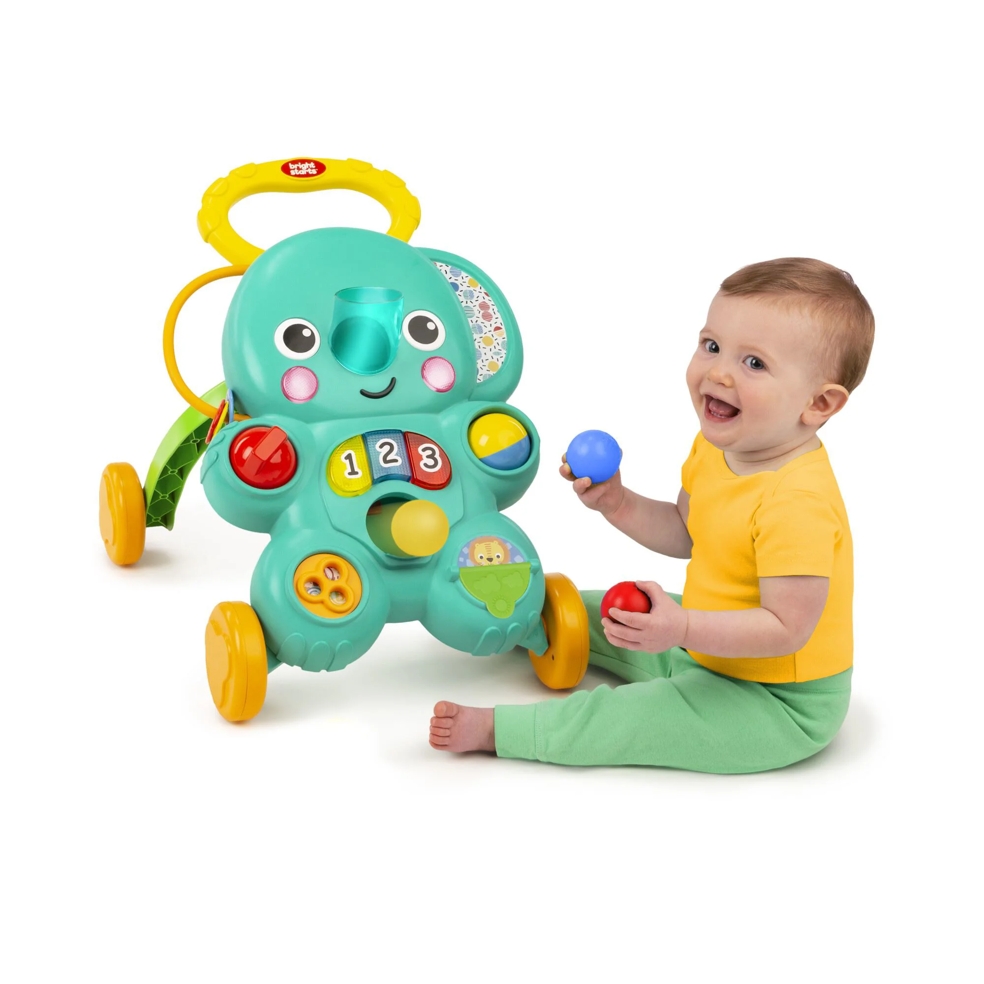 Игровой центр 2 в 1 Bright Starts Stroll & Roll foto