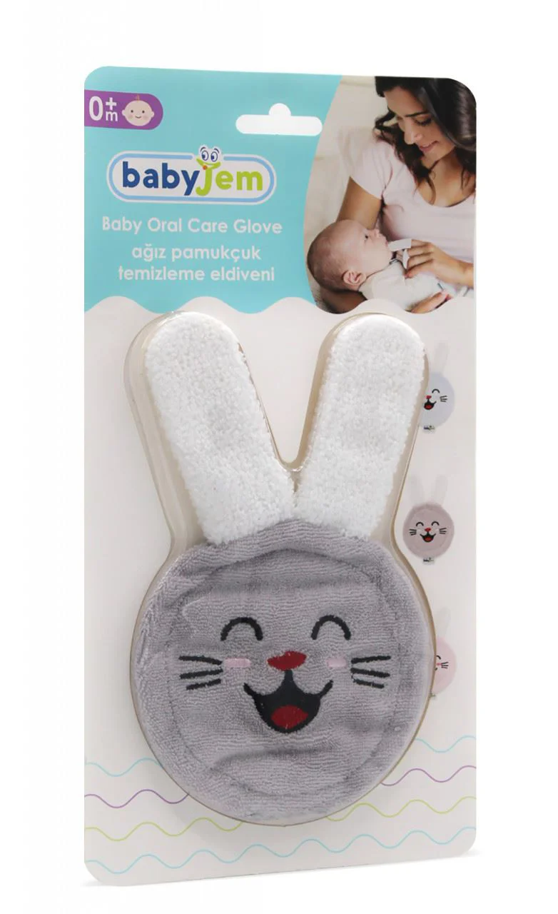 Periuta de dinti pentru folosire pe deget BabyJem Albastra