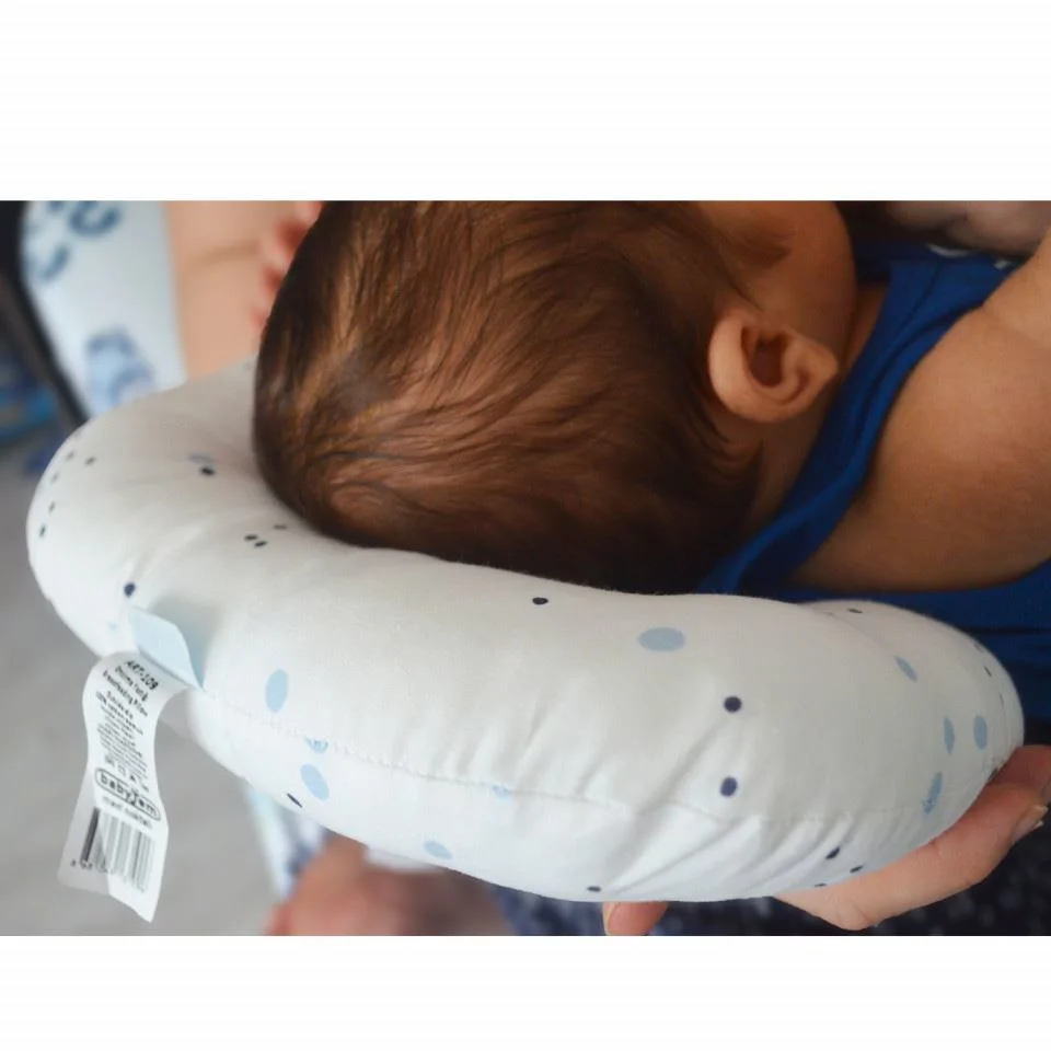 Подушка для кормления в горошек BabyJem Blue foto