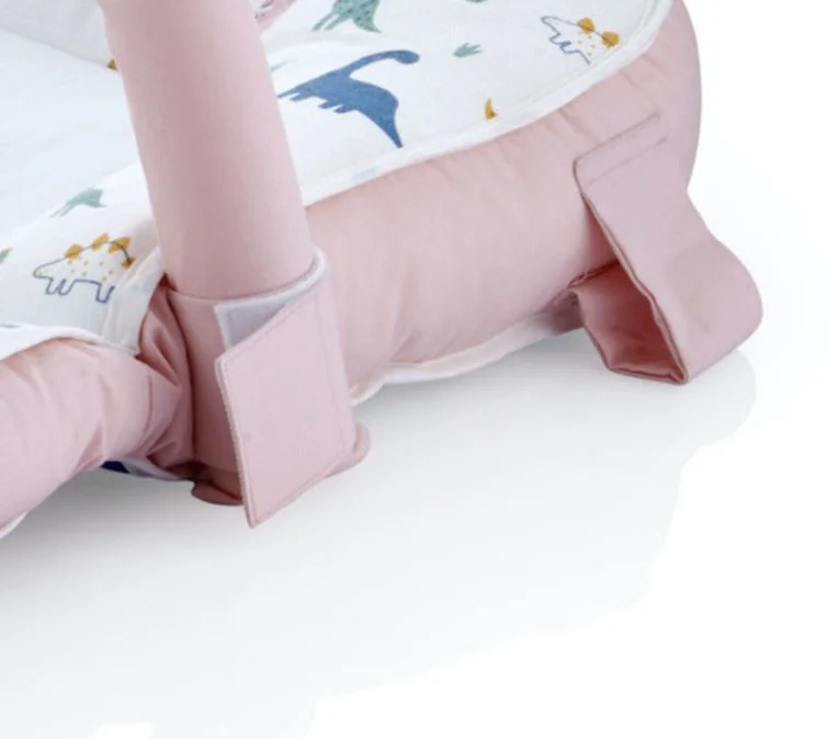 Saltea multifunctionala BabyJem Sit and Play Roz cu bara de jucarii