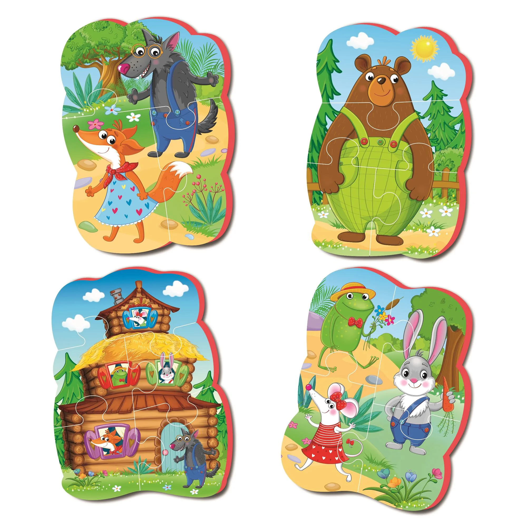 Puzzle Baby Vladi Toys Casuta din povesti foto