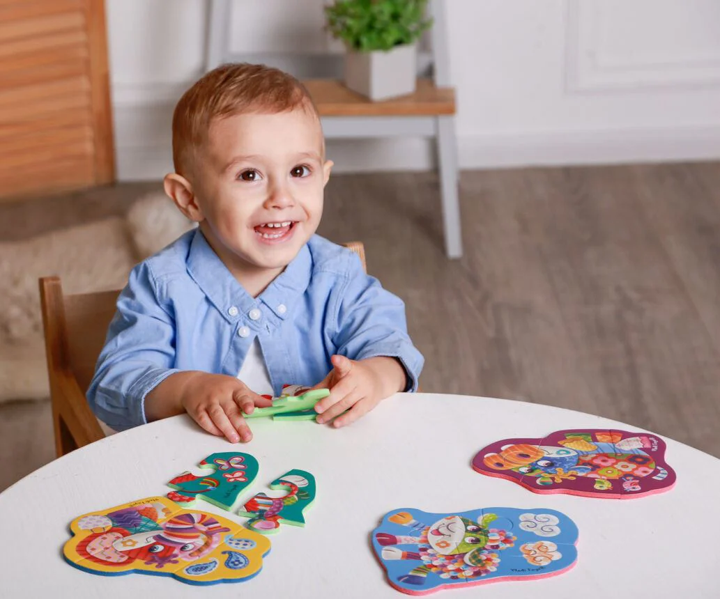 Puzzle Baby Vladi Toys Ferma fermecata foto