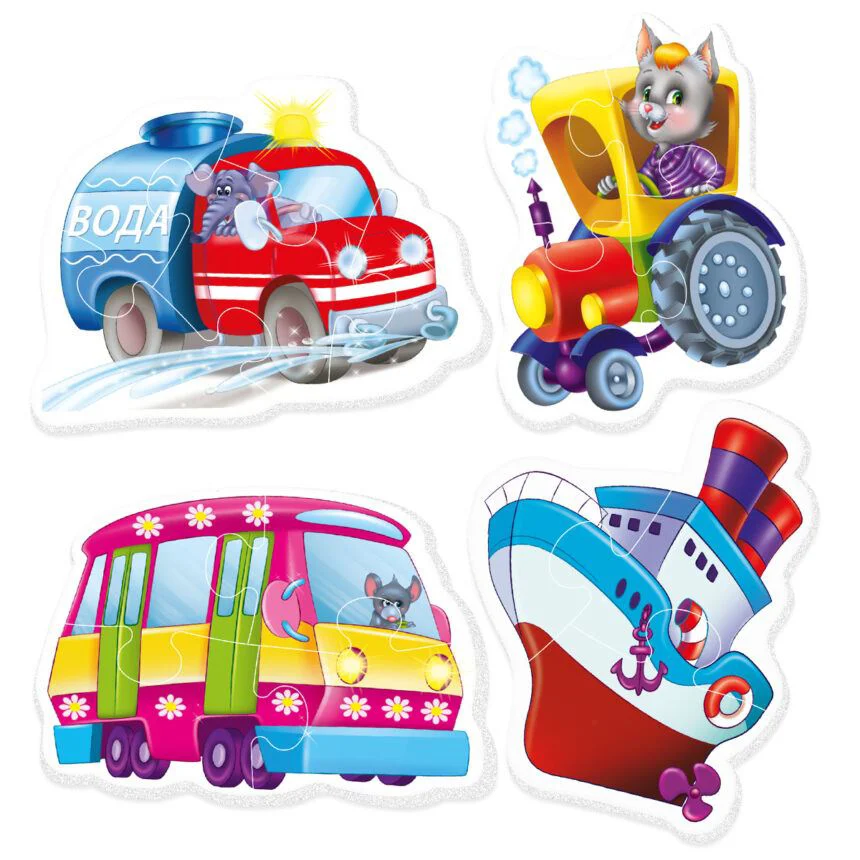 Puzzle Baby Vladi Toys Vehicule