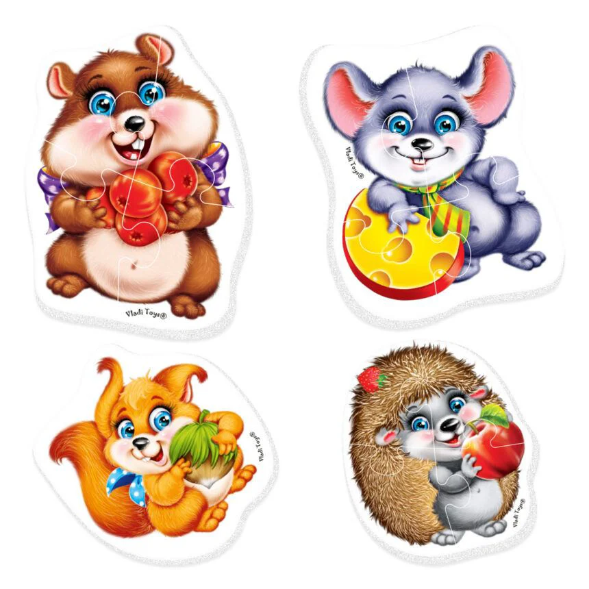 Puzzle Baby Vladi Toys Pufosii foto