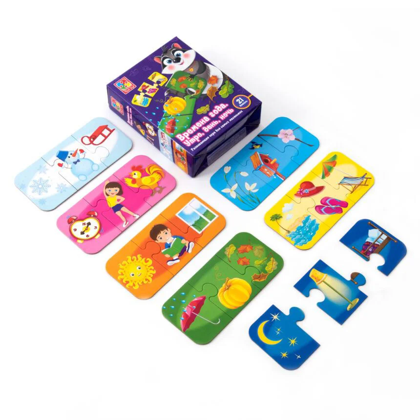 Развивающая игра Vladi Toys Времена года foto