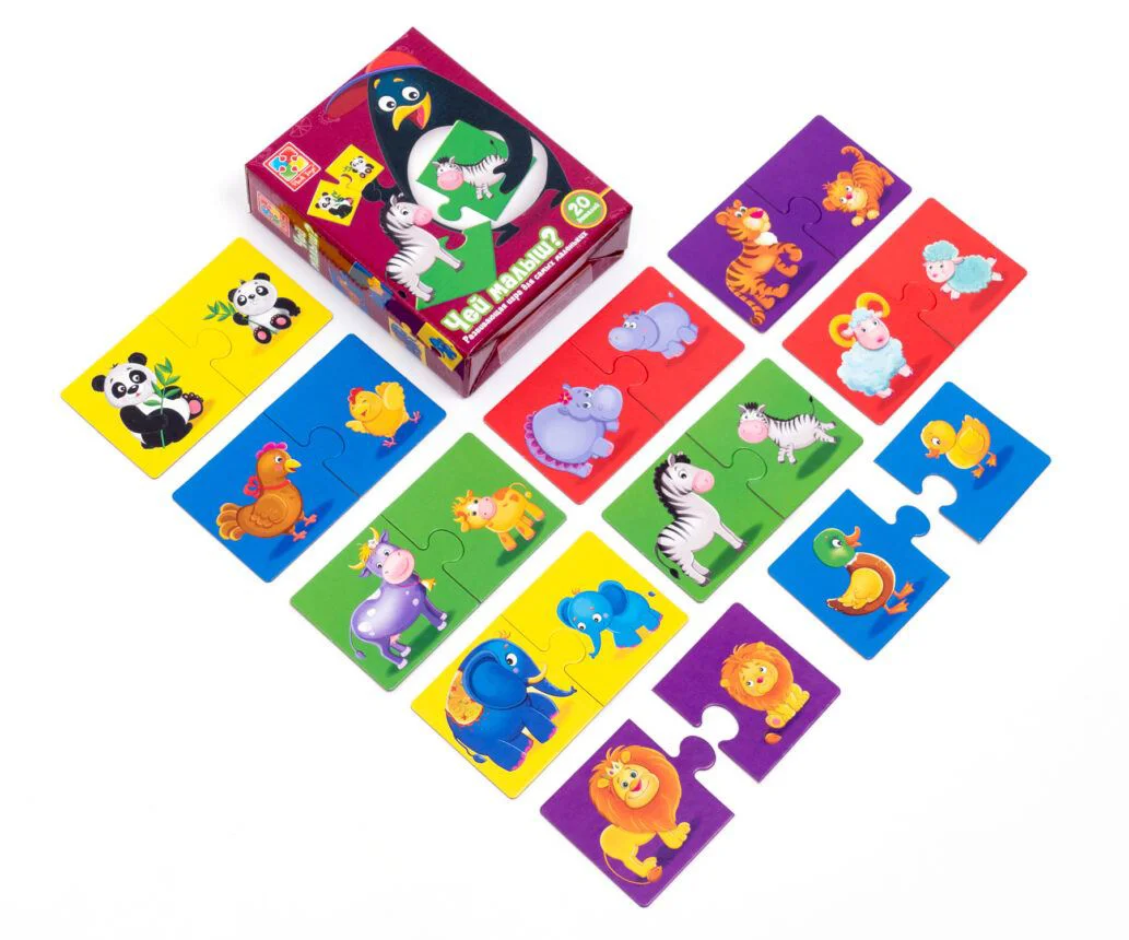 Joc educativ Vladi Toys Al cui e puiul?