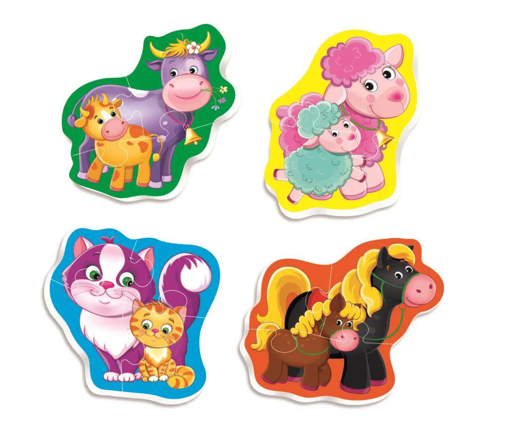 Puzzle Baby Vladi Toys Mama si puiul foto