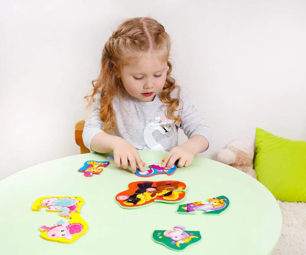 Puzzle Baby Vladi Toys Mama si puiul foto