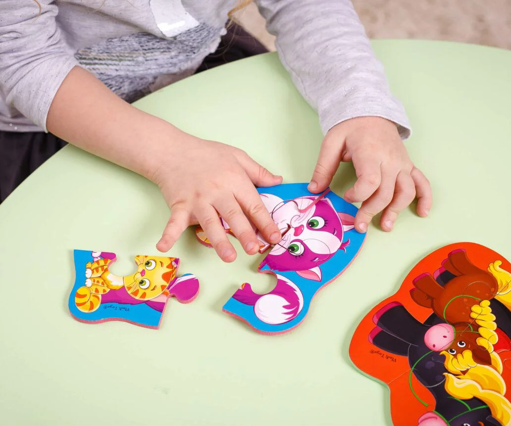 Puzzle Baby Vladi Toys Mama si puiul foto